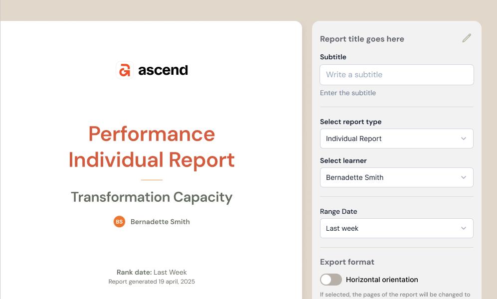 Ascend Group Metrics