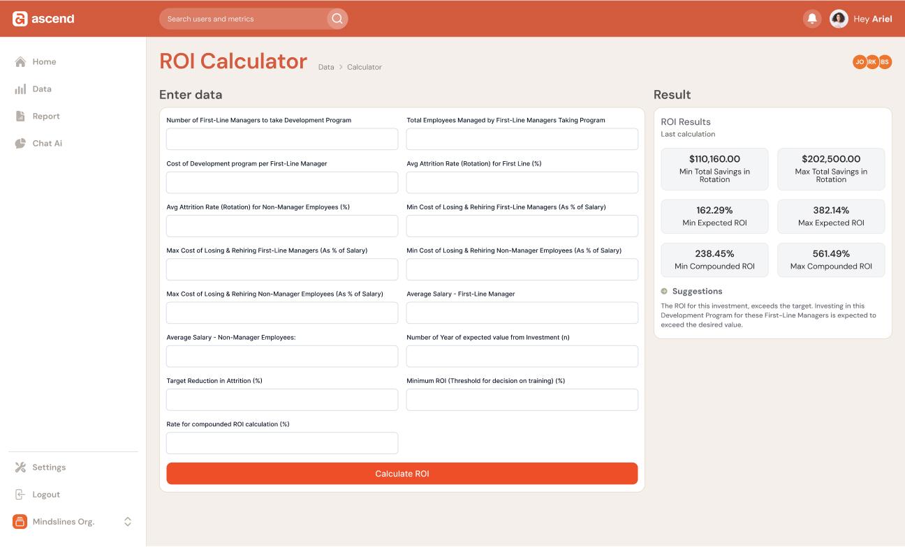 Slice and dice documents interface